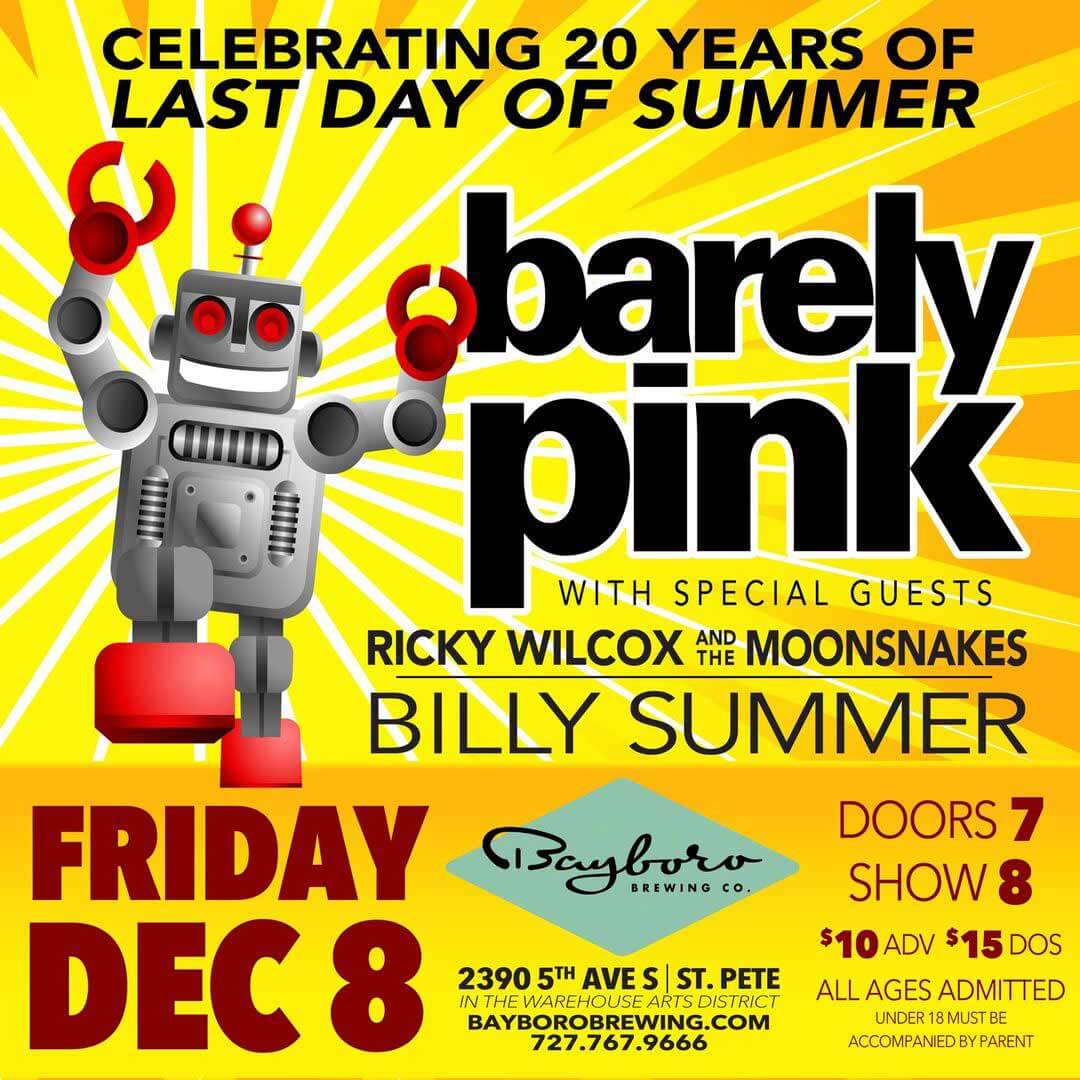 Barely Pink at Bayboro Brewing, December 8th, 2024